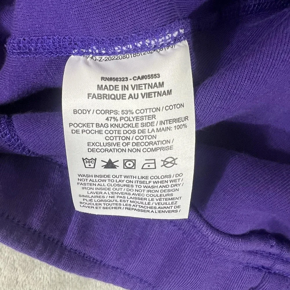 Nike Tech Fleece Joggers Mens Large Purple Sweatpants TCU Horned Frog